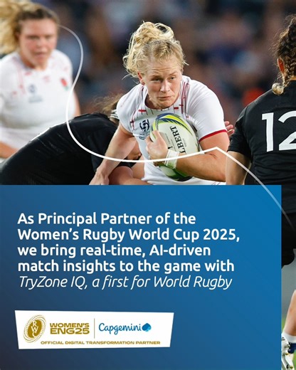 As Principal Partner of the Women’s Rugby World Cup 2025, we’re introducing TryZone IQ, a generative AI-powered innovation that delivers real-time match analysis and contextual insights. It will provide live match insights throughout the upcoming global competition, offering millions of rugby fans a clearer understanding of each game as it unfolds. Find out how TryZone IQ is #TransformingSports by providing timely, relevant insights to support editorial storytelling and enhance the viewing exper