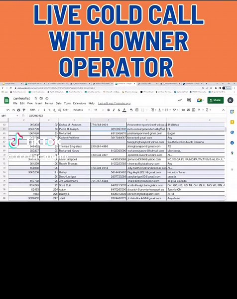 LIVE COLD CALL 1-on-1 DISPATCH TRAINING #TRAINING #truckdisptach #freight #cdldriver #owneroperator #business #learning #dispatchcourse #trainingcourse