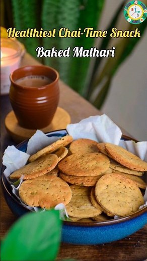 Crispy Baked Mathri – Healthy Tea-Time Snack | Holi Special & Travel-Friendly Snack l No Airfryer