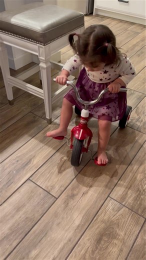 1.7K views · 211 reactions | Ladies and gentlemen, the world’s top trike-riding 2 year-old: my granddaughter, Olivia! ~Shadow | Z88.3 Afternoons | Facebook