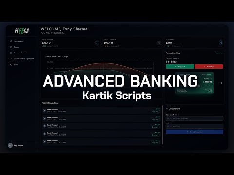Advanced Banking System with Fleeca & Swiss Support (by ‪@kartikgupta6304‬ )