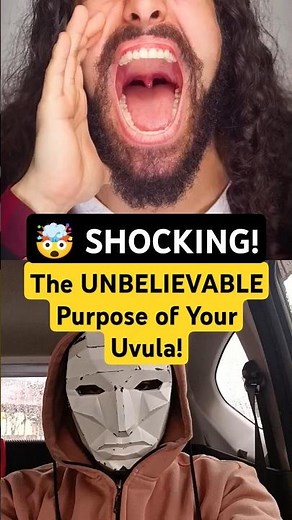 🤯 SHOCKING! The UNBELIEVABLE Purpose of Your Uvula! #shorts #uvula #bodyfacts #didyouknow #humanbody