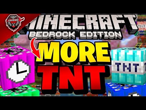 How to Install *MORE TNT* MOD on Minecraft Bedrock Edition [PS4,PS5,XBOX,PE]