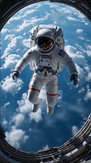 Astronaut Floating in Space 🌌🚀