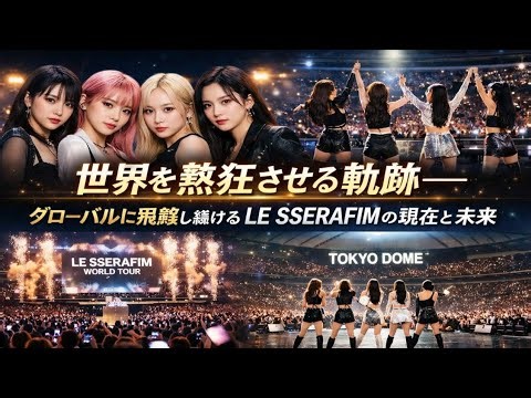 世界を熱狂させる軌跡――グローバルに飛躍し続けるLE SSERAFIMの現在と未来