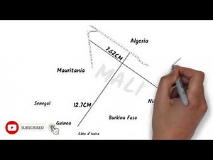 Turning the Letter T into Mali’s Outline Map Simple Geography Design