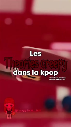 𝐉𝐞𝐧𝐧𝐢𝐟𝐞𝐫 𝐩𝐨𝐬𝐭𝐞𝐝 .ᐟ Les THÉORIES CREEPY dans la KPOP (Rien n'est prouvé !) 🍪 MES SOURCES: Reddit Youtube (creepy kpop theories/ conspiracy kpop theories/ disturbing kpop theories) Partie 2? VIP 🎟️: #fyp #Kpop #ktiktokeuse #fypp #rubyyjane_jen