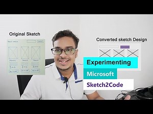 Experimenting Microsoft Sketch2Code