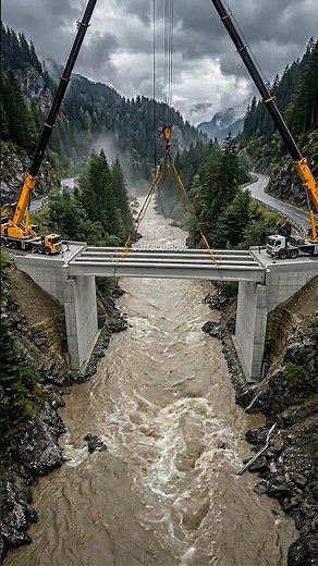 From Collapse to a Perfect Bridge in Seconds 😱🏗️