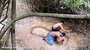 Building a Bamboo Pool Using Only Primitive Tools