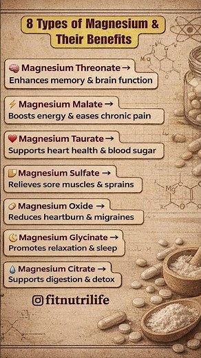 👉 “Don’t Take Magnesium Until You Watch This! (8 Types & Benefits)” #healthylifestyle
