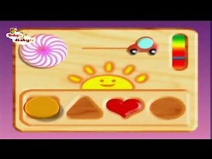 Baby tv magic lantern match the shapes