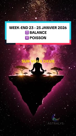 ♎️ BALANCE, ♓️ POISSON : Ton message Astrale du week-end du 23 au 25 Janvier 2026. Écoute le attentivement #balance #poisson #signeastrologique #astrologie #astrologique