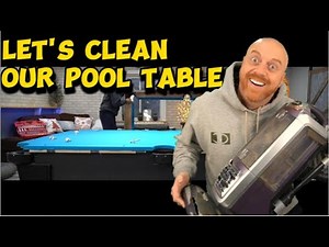 I VACUUM My POOL TABLE! Deep CLEAN my DIAMOND Table !