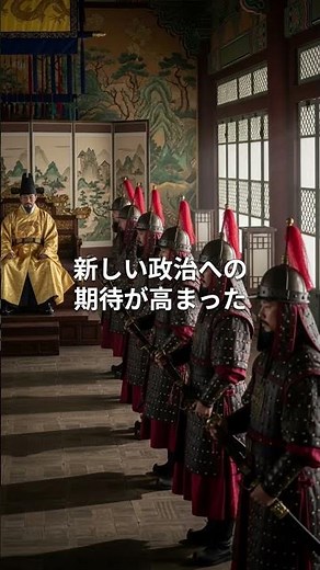 朝鮮第11代王 中宗- 第3話 成功によって成り立つ反政の意味