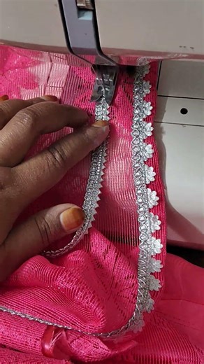 how to stitch silver lies mini embroidery machine #syedatailors #blouse #embroiderystitches #stitchi