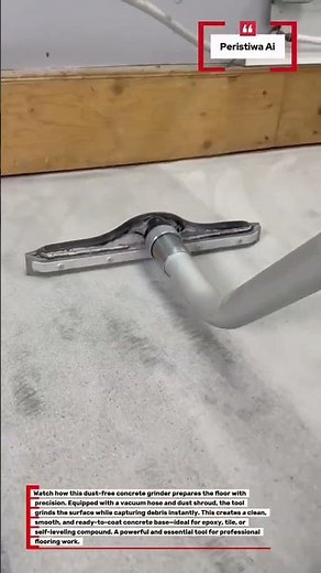 Dust-Free Concrete Grinder | Perfect Floor Preparation #flooring #tools #construction