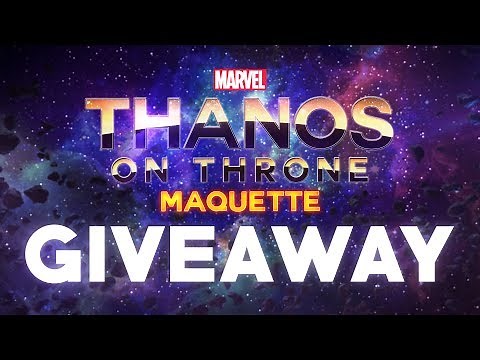 Thanos on Throne Maquette GIVEAWAY!!