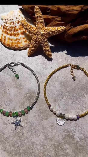 Misty Moon Designs on Instagram: "Learn how to make these easy beaded ankle bracelets! #youtubetutorial #mistymoondesigns #jewelrytutorial #beadedanklets #diyjewelry #ggctreasurebag"