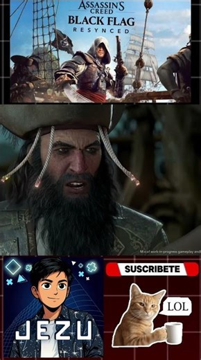 ASSASSIN'S CREED BLACK FLAG RESYNCED #shorts #assassinscreed #blackflag #frikinoticias #jezugr