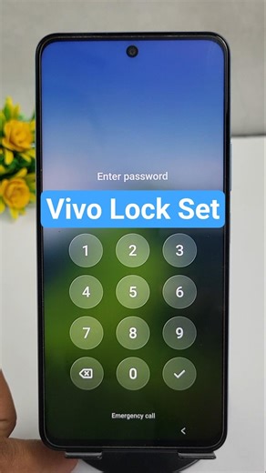 how to set pin screen lock in vivo #techshorts #android