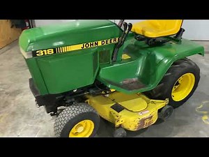 SOLD: John Deere 318 (50”) Garden Tractor