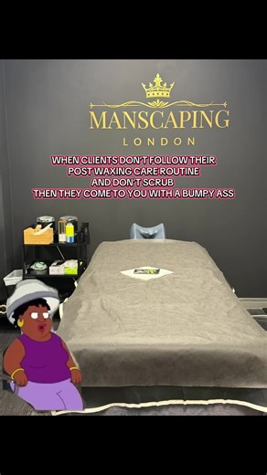 WAXING TIP: Following the post waxing care intructions and exfoliating are essential for having the best result possible after your waxing session! Always check with your therapist and if you have questions, please ask away as we’re more than happy to help with clarification #malewaxing #mensgrooming #waxingformen #malegrooming