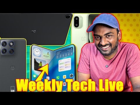 🔴Live, Apple iPhone Fold,Moto G70, OnePus 15R, Go 2 | Weekly Tech Live | Telugu | POTWIRE