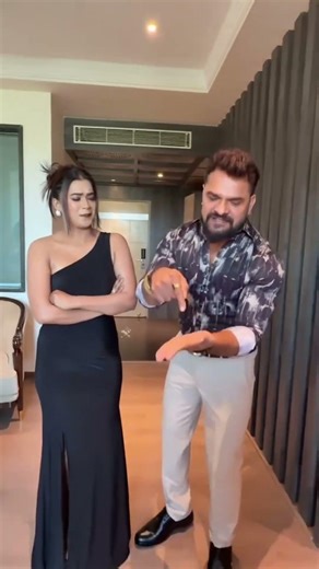 मेहरारू से केहू ना जीतल बा ❤️ | #KhesariLalYadav #DimpalSingh #YTShorts