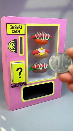 🤣Homemade Four-Color Paper Hot Dog Vending Machine_ Paper Craft Ideas #shorts #papercr