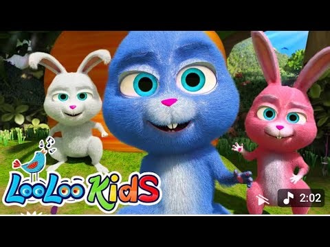 "Hop Along with the Bunny! 🎶 Fun Kids' Nursery Rhymes | The Ultimate Bunny Hop Song"