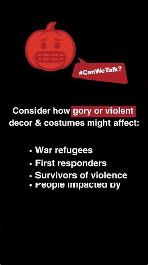 Scar-Free Scary Halloween: Consider those who might be struggling