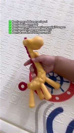 ANGE Giraffe Baby Teether / Gigitan Bayi Jerapah + BPA Free - Made in Korea