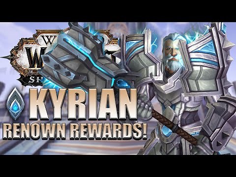 Kyrian Renown REWARDS! Mounts/Transmog/Pets/Titles & More | Shadowlands