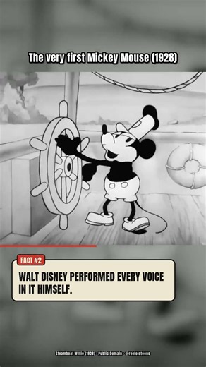 Steamboat Willie (1928): The Very First Mickey Mouse 🐭