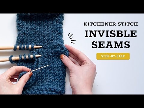 Easy Seams With Kitchener Stitch - Step By Step Knitting Tutorial