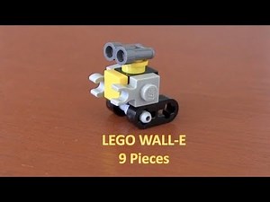 How To Build A LEGO Mini Wall-E 9 Pieces