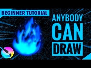 ANYBODY Can Draw Magic Fire | How to draw fire | Easy beginner Friendly Krita Tutorial