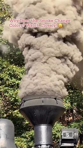 2.2M views · 19K reactions | Why Does the Smoke Change Colors? Watch Closely!  #train #trains #trainlovers #STEAM | Train Lovers | Facebook