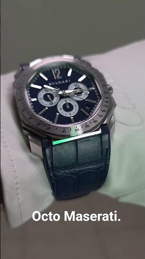 Bvlgari Octo blue Maserati limited edition BGO 41 S CH.