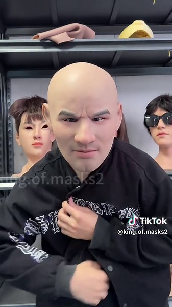 Domineering ultra-thin silicone head cover#movieprops #masks #cosplay #siliconemask