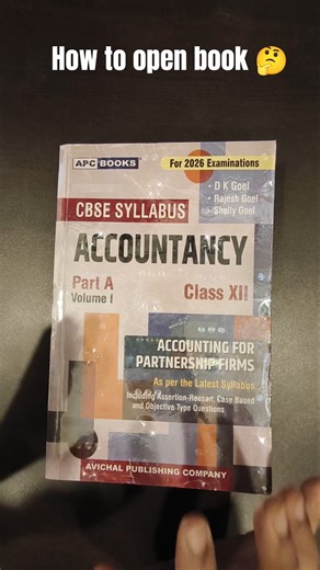 How to Open a Book #account #class12accounts #commerce
