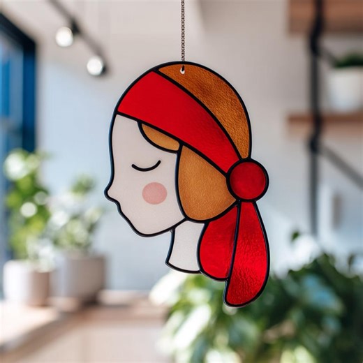 Suncatcher Stained Glass Pattern , Glass Template , PDF Digital Download - Etsy