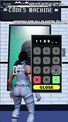 octo game code for mask #fortnite #gaming