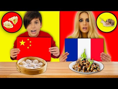 ΔΟΚΙΜΑΖΟΥΜΕ ΦΑΓΗΤΑ ΑΠΟ ΟΛΟ ΤΟ ΚΟΣΜΟ CHALLENGE KRISTINA EKOU