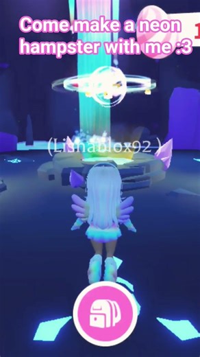 #roblox #adoptme making neon hamster