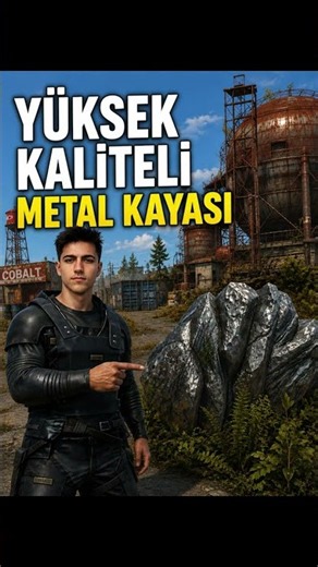 Rust’a Yeni Yüksek Kaliteli Metal Kayası Geliyor! İçinden Ne Kadar Metal Çıkıyor? ⛏️🔥 #rust #shorts