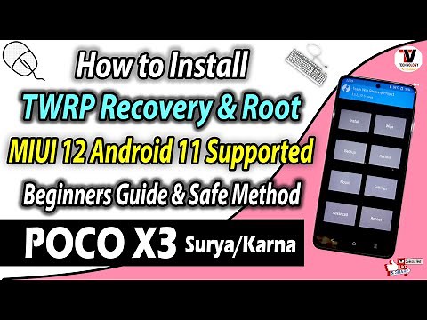 Install TWRP Recovery & Root on POCO X3 (Surya/Karna) MIUI 12 Android 11 Supported (No Data Wipe)