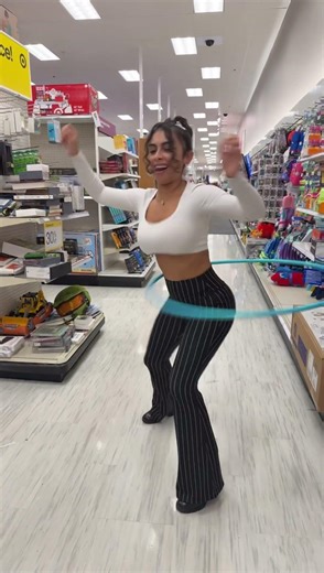 Hula hoop practice ￼