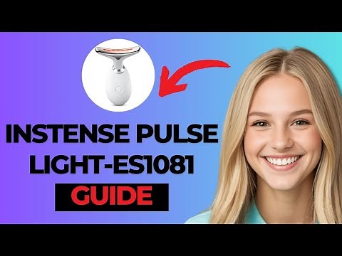 How to Use the Intense Pulsed Light Wrinkle Reducing Instrument ES-1081! (Step-by-Step Guide)